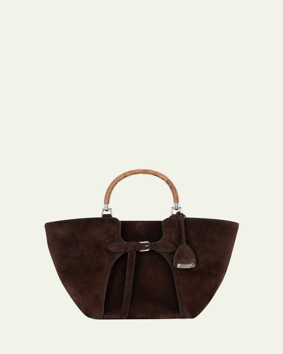 The Ralph Cashmere Suede Tote Bag